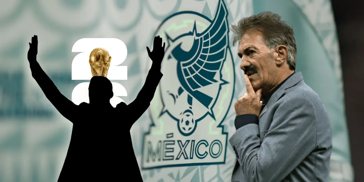 Ricardo La Volpe y silueta de entrenador/Foto Somos News.