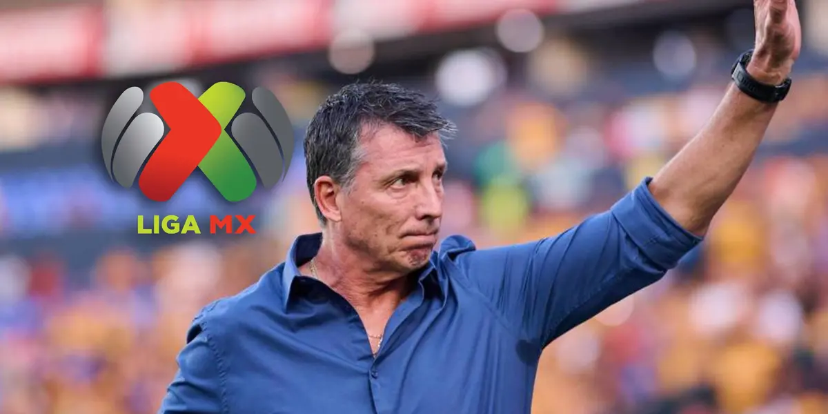 Robert Siboldi y logo de la Liga MX/Foto El Financiero.