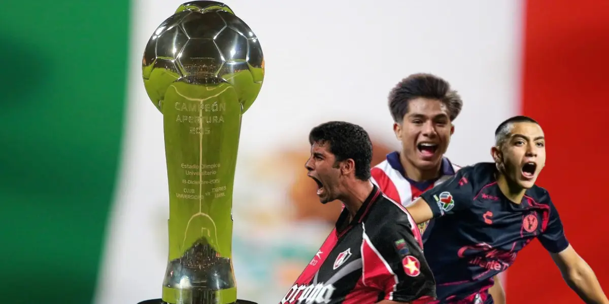 Trofeo de la Liga MX, Yael Padilla, Gilberto Mora y Rafael Márquez/Foto Sporting News.