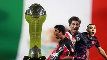 Trofeo de la Liga MX, Yael Padilla, Gilberto Mora y Rafael Márquez/Foto Sporting News.