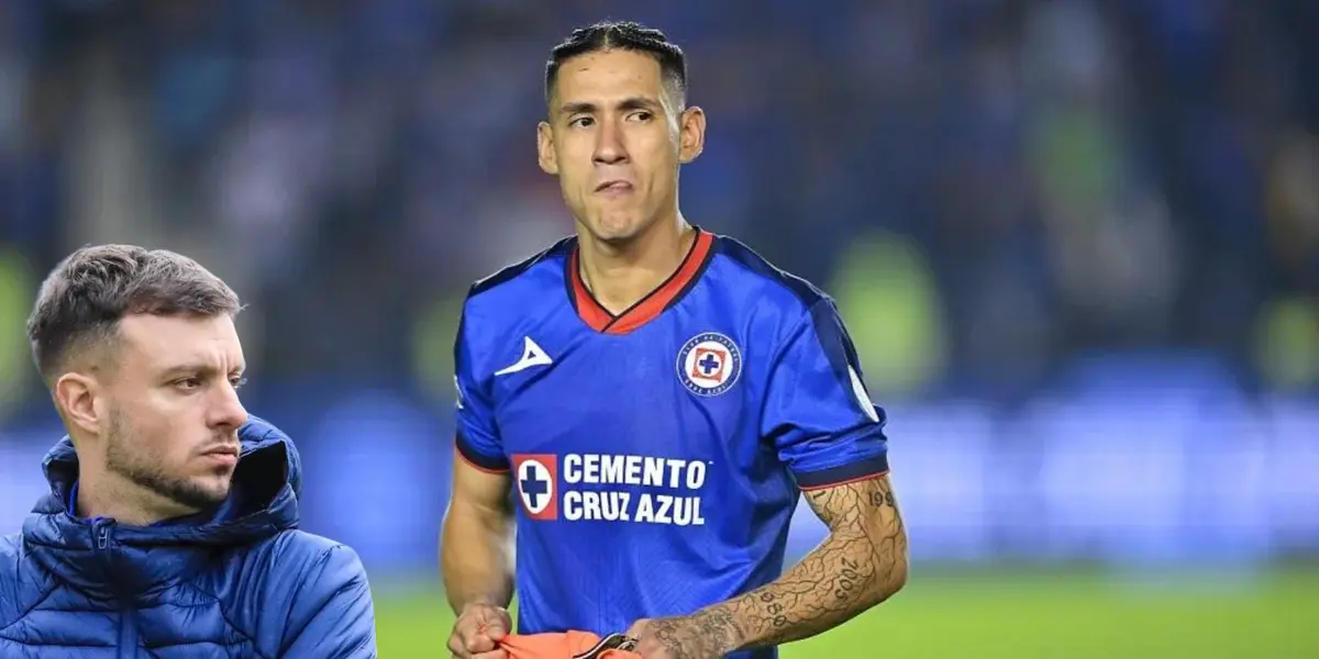 Uriel Antuna en partido con Cruz Azul. Foto: Récord