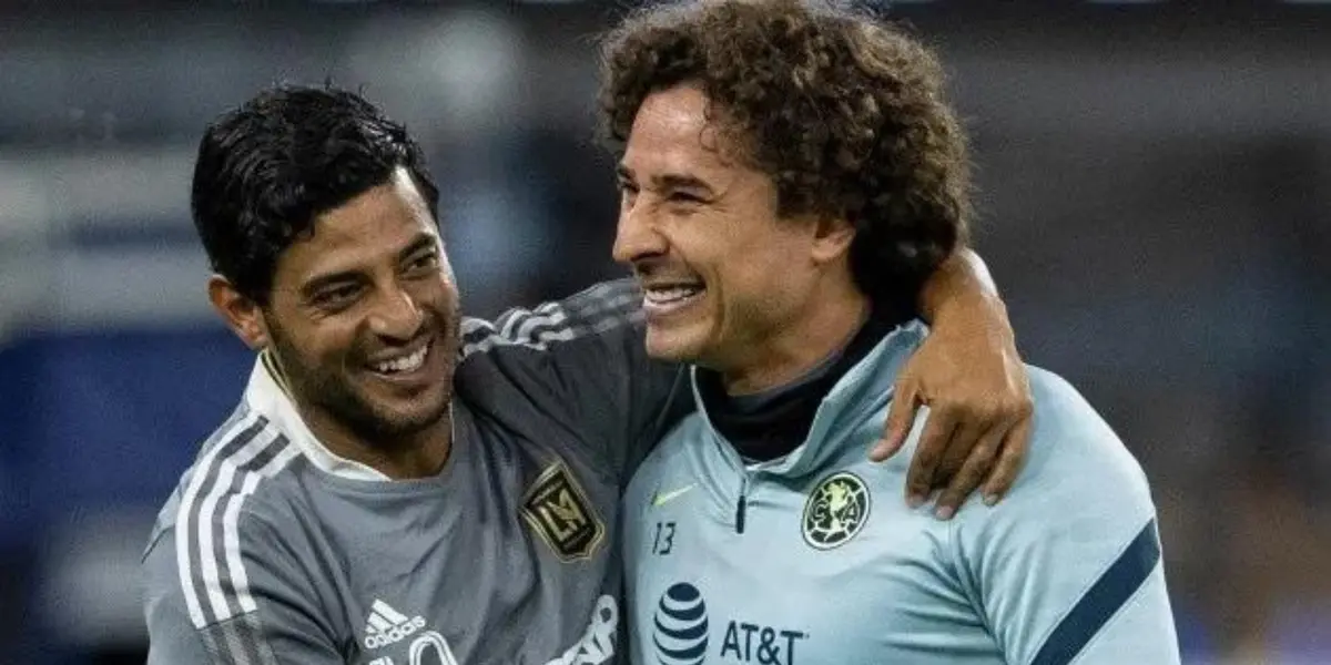 Vela y Ochoa en LAFC vs América. Foto: Informador MX