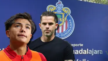 Yael Padilla junto a Fernando Gago / FOTO X